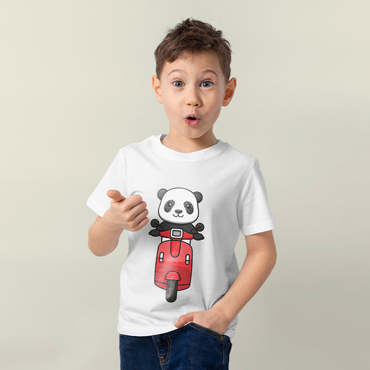 Panda Ride Graphic Tee – TrendyRoys Kids Collection