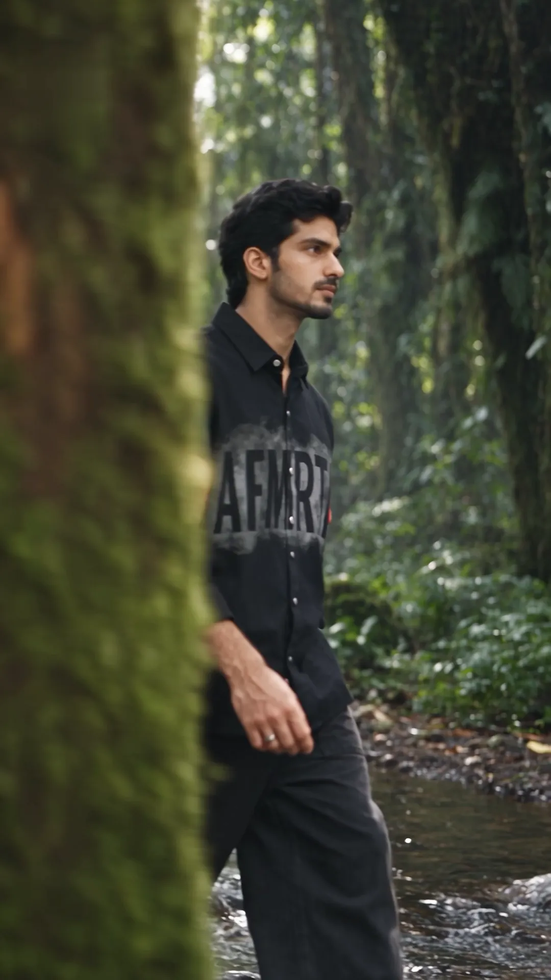AFMRTA Colour-Block Shirt, Trendy Wild campaign