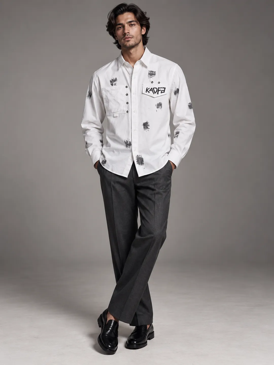 White KADFA Shirt — campaign image 1