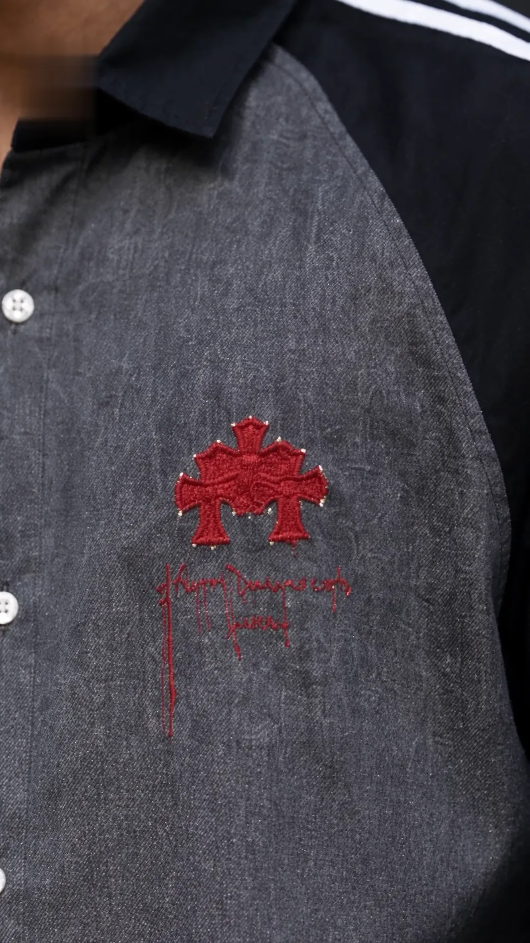 Embroidery close-up