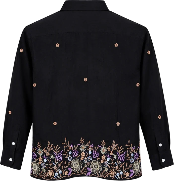 Embroidered Hem Shirt